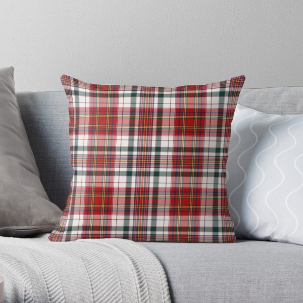 MacAlister tartan throw pillow