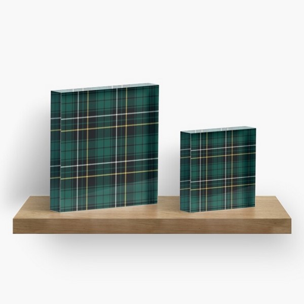 MacAlpine tartan acrylic block