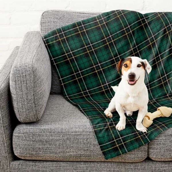 MacAlpine tartan pet blanket