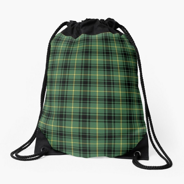 MacArthur tartan drawstring bag