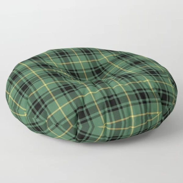 MacArthur tartan floor pillow