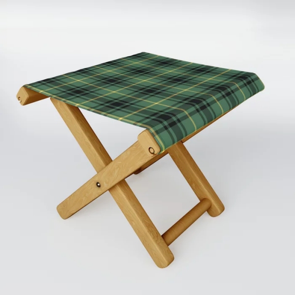 MacArthur tartan folding stool
