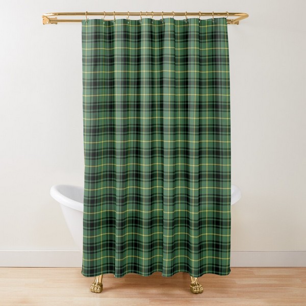 MacArthur tartan shower curtain