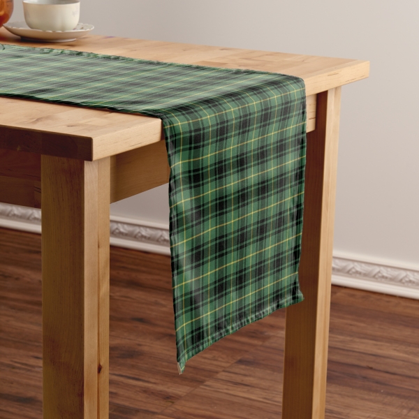 Clan MacArthur tartan table runner from Plaidwerx.com