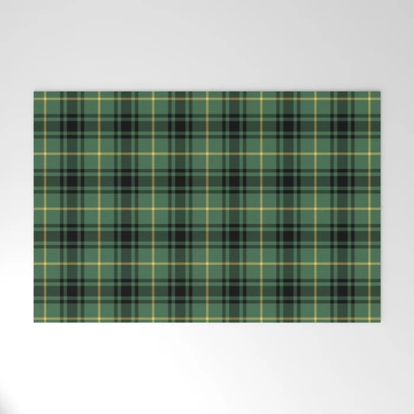 MacArthur tartan welcome mat