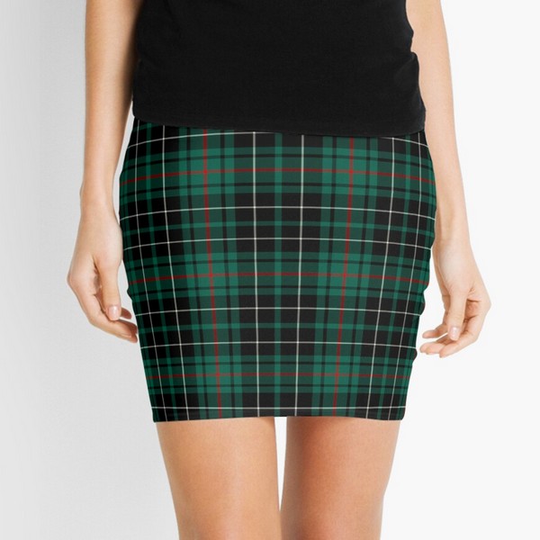 MacAulay Hunting tartan mini skirt