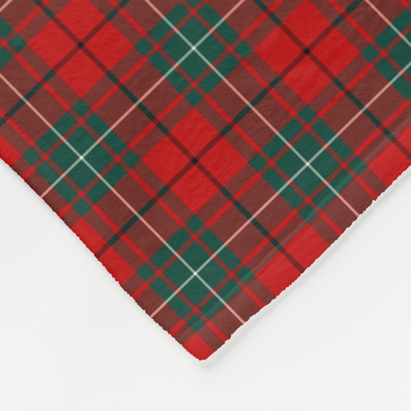 MacAulay tartan fleece blanket