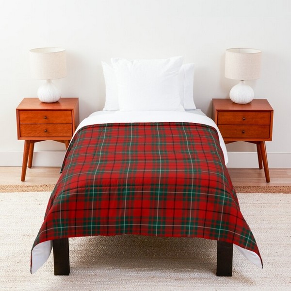 MacAulay tartan comforter