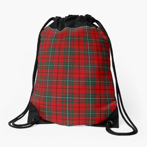 MacAulay tartan drawstring bag