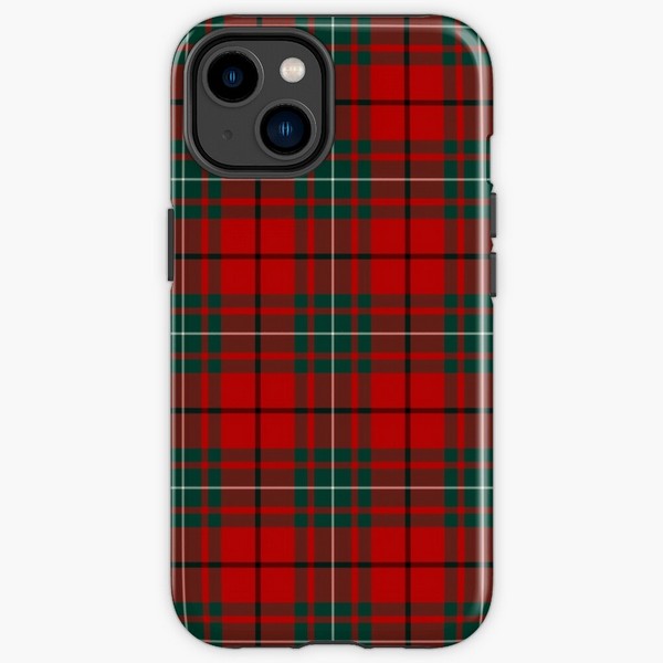 Clan MacAulay Tartan iPhone Case