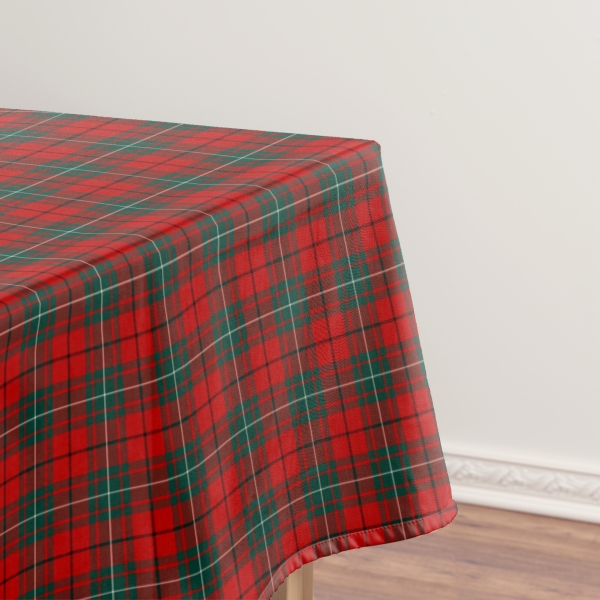MacAulay tartan tablecloth