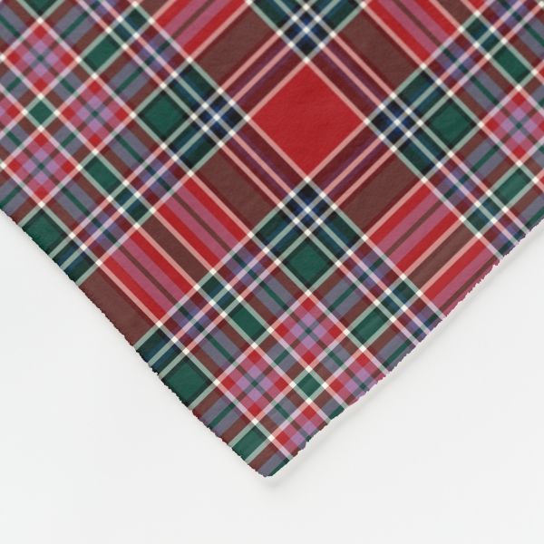 MacBean tartan fleece blanket