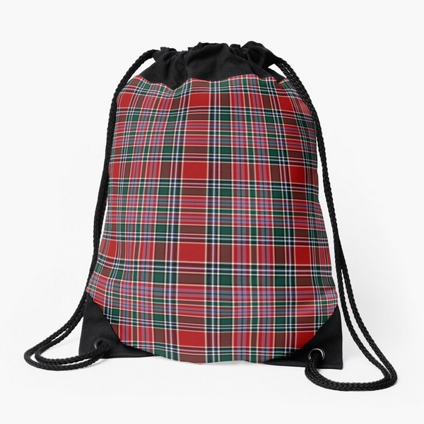 MacBean tartan drawstring bag