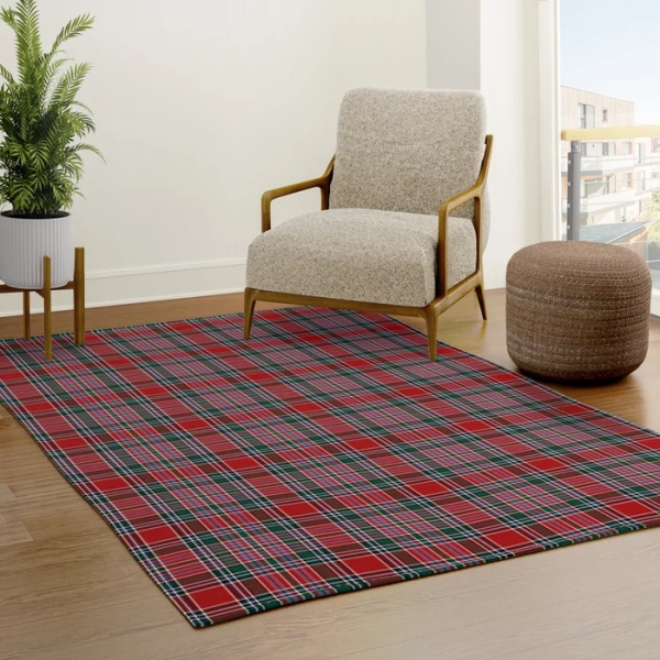 MacBean tartan area rug