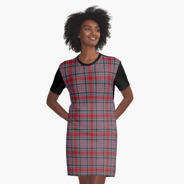 MacBean tartan tee shirt dress