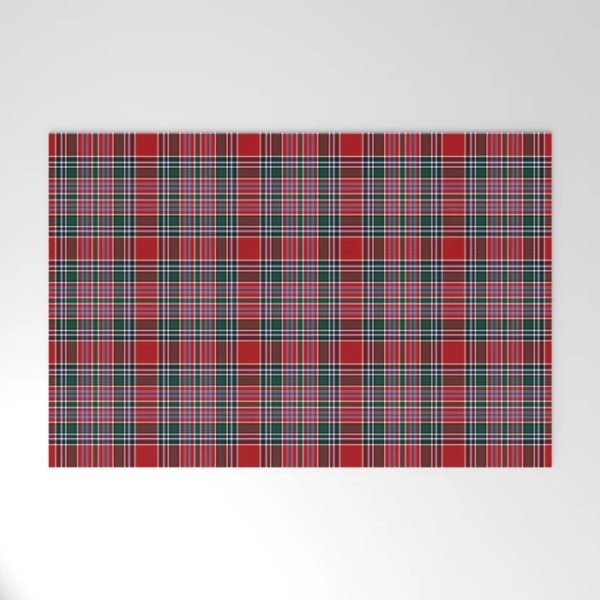 MacBean tartan welcome mat