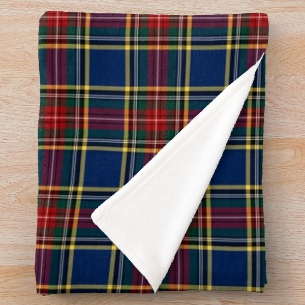 MacBeth Tartan throw blanket