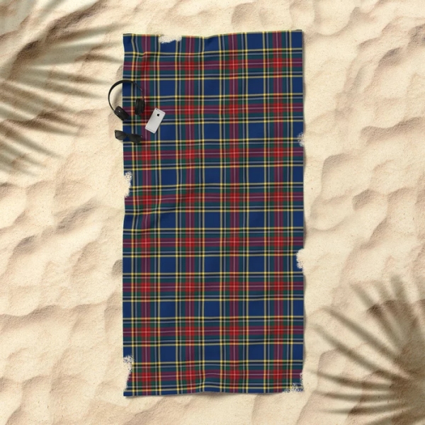 MacBeth tartan beach towel