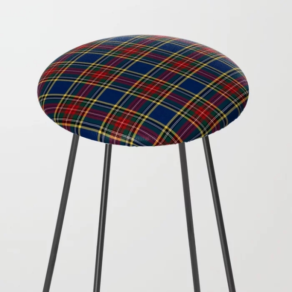 MacBeth tartan counter stool