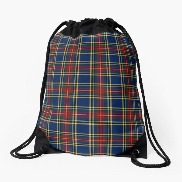 MacBeth tartan drawstring bag