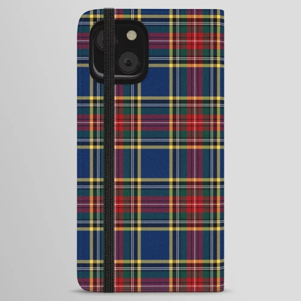 MacBeth tartan iPhone wallet case
