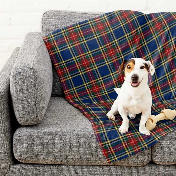 MacBeth tartan pet blanket