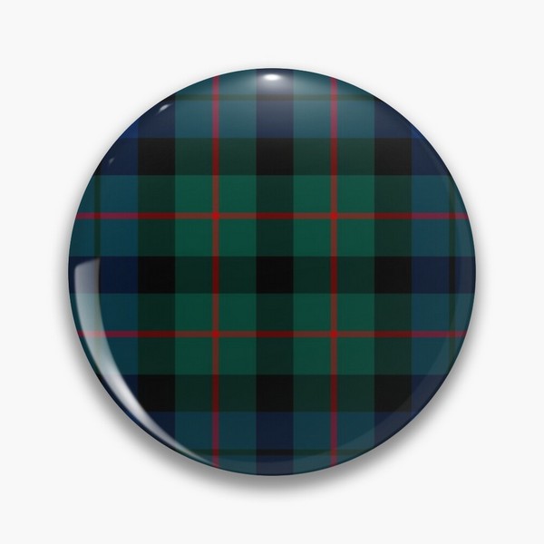 MacCallum tartan pinback button