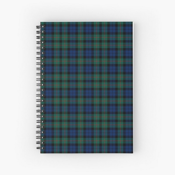 MacCallum tartan spiral notebook