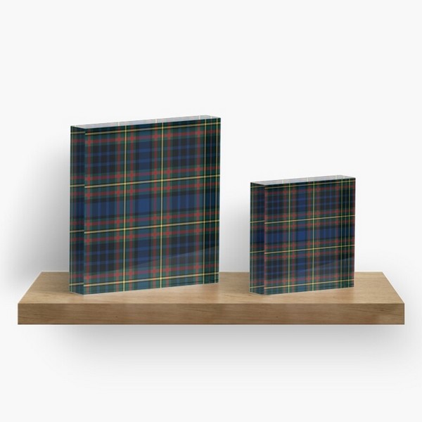 MacClellan tartan acrylic block