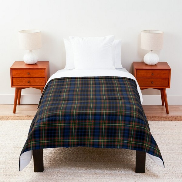 MacClellan tartan comforter