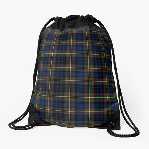 MacClellan tartan drawstring bag