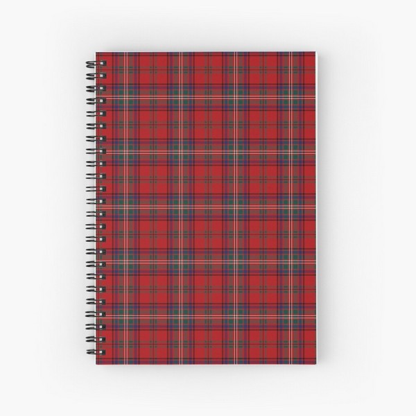 MacClure tartan spiral notebook