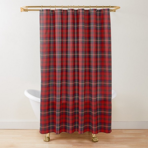 MacClure tartan shower curtain
