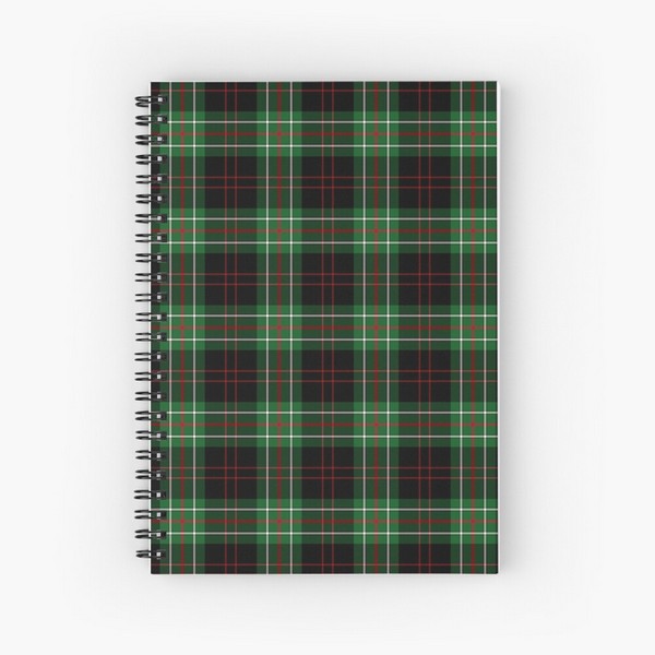 MacDiarmid tartan spiral notebook