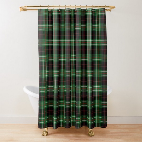 MacDiarmid tartan shower curtain