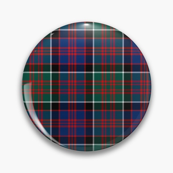 MacDonald of Clanranald tartan pinback button