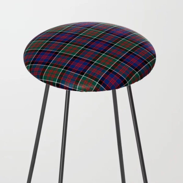 MacDonald of Clanranald tartan counter stool