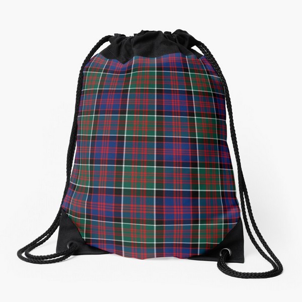 MacDonald of Clanranald tartan drawstring bag