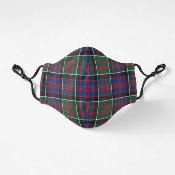 MacDonald of Clanranald tartan fitted face mask
