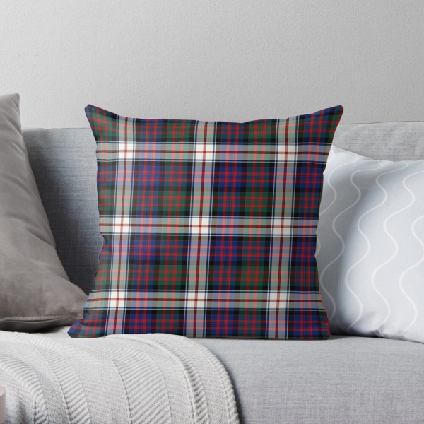 MacDonald Dress tartan throw pillow