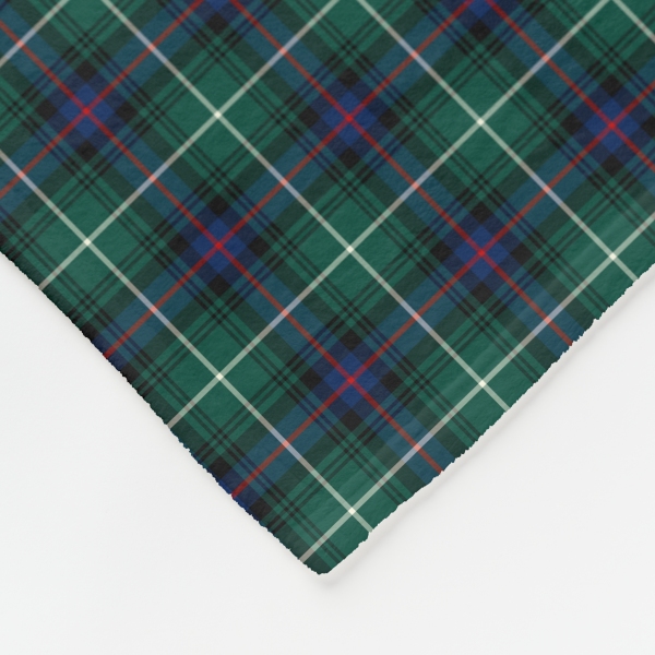 MacDonald tartan fleece blanket