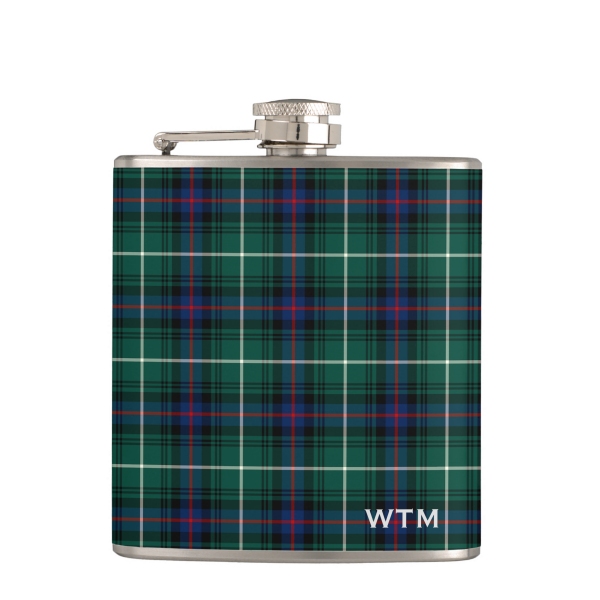 Clan MacDonald tartan flask from Plaidwerx.com
