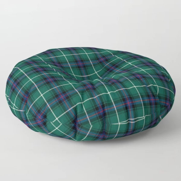 MacDonald tartan floor pillow