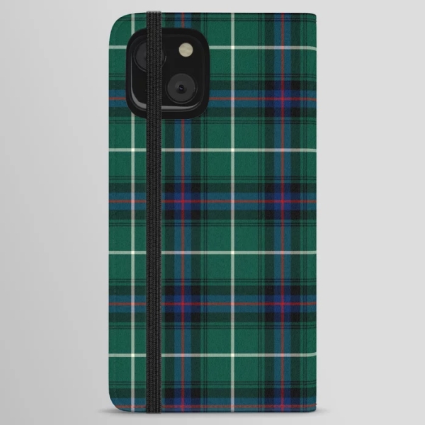 MacDonald tartan iPhone wallet case