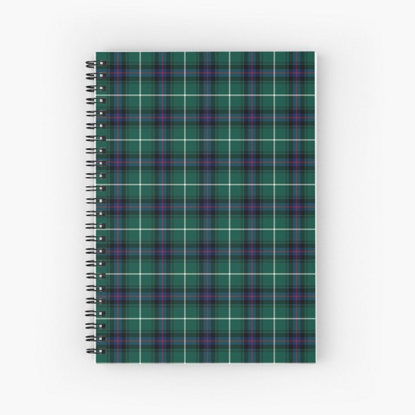 MacDonald tartan spiral notebook