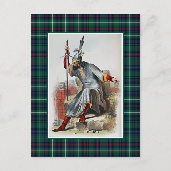 MacDonald tartan postcard