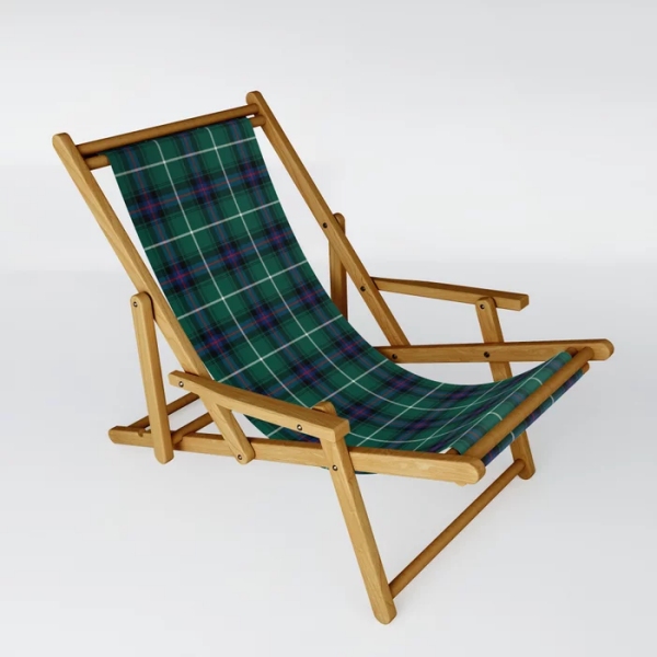 MacDonald tartan sling chair