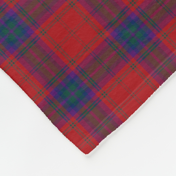 MacDougall tartan fleece blanket