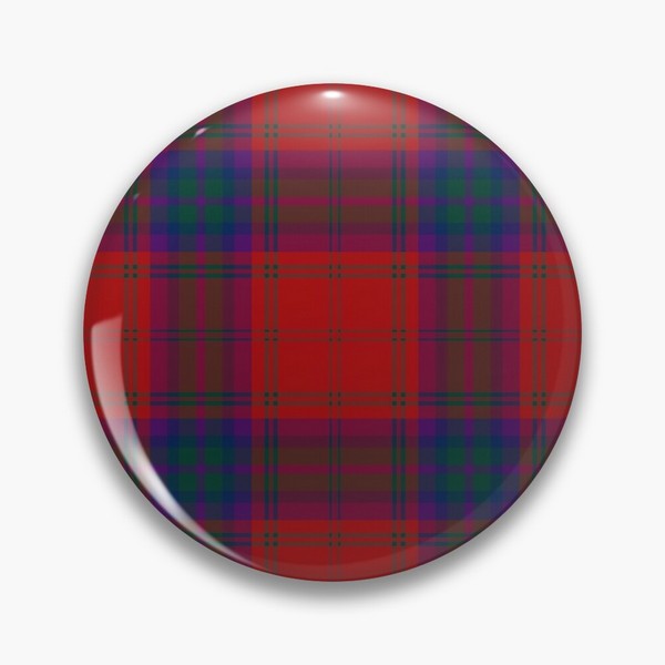 MacDougall tartan pinback button