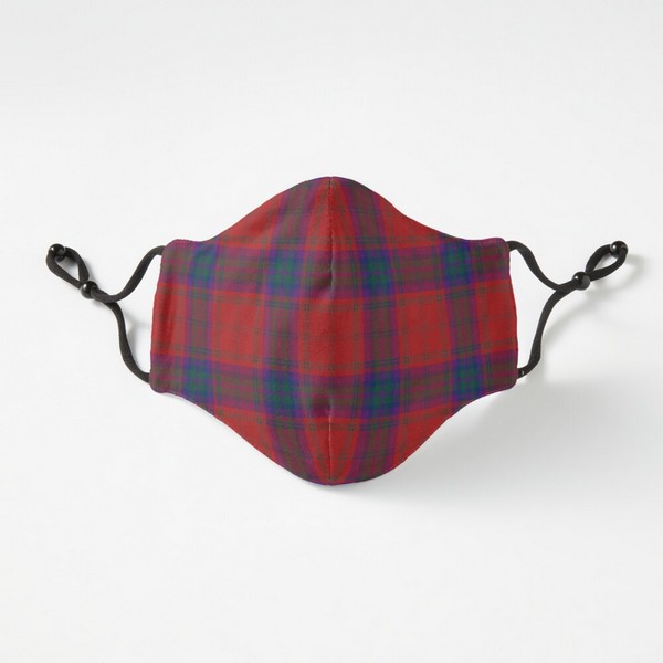 MacDougall tartan fitted face mask